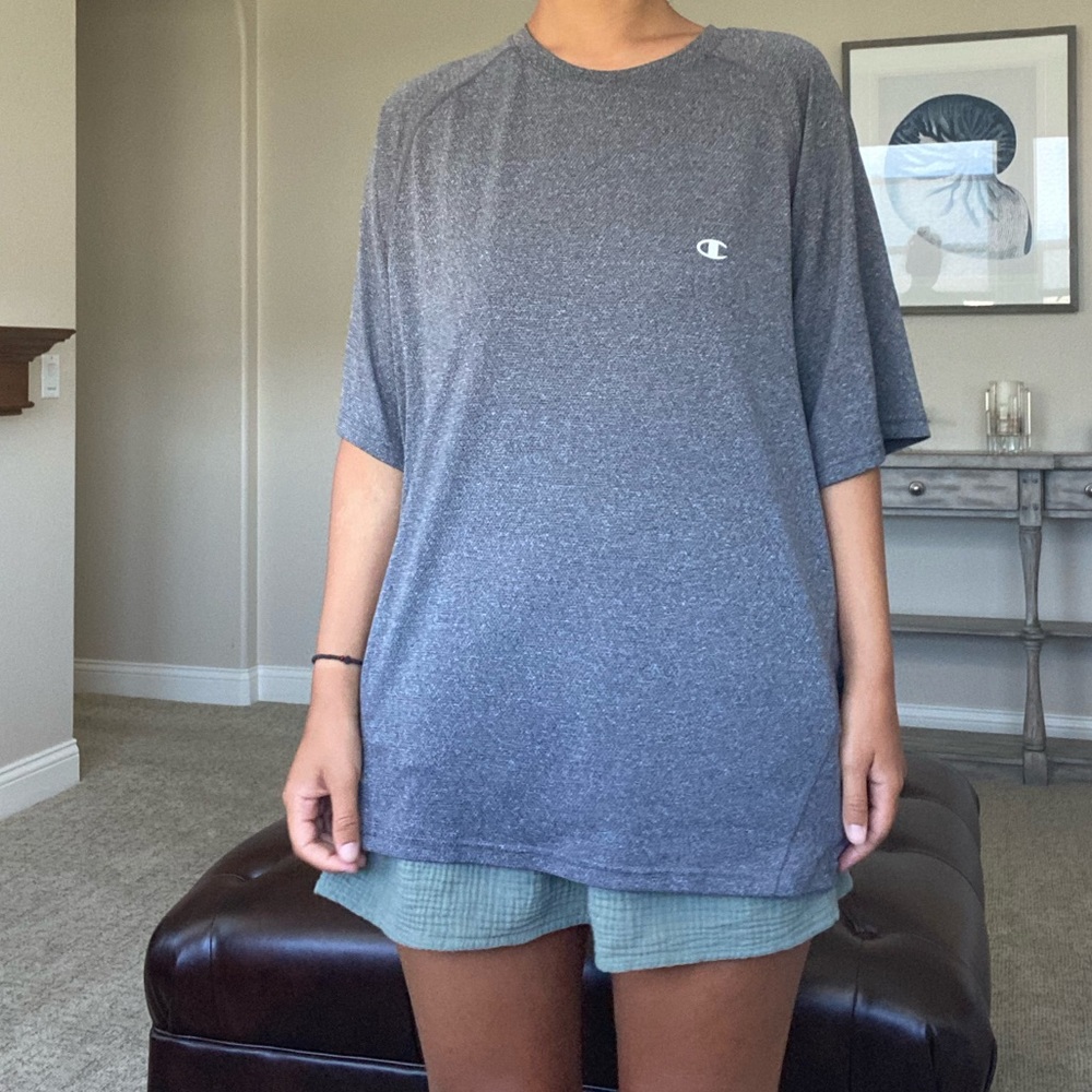 GREY CHAMPION TEE SHIRT STRETCHY